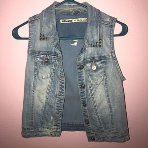 Sleeveless Denim Jacket